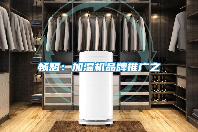 暢想:加濕機品牌推廣之