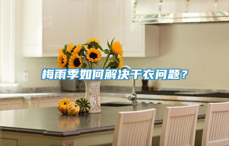梅雨季如何解決干衣問題？