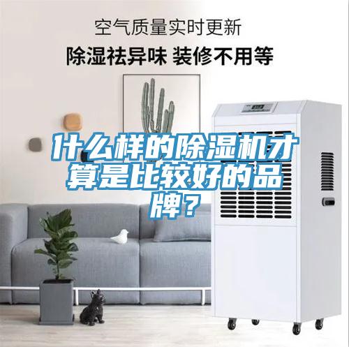 什么樣的除濕機才算是比較好的品牌?