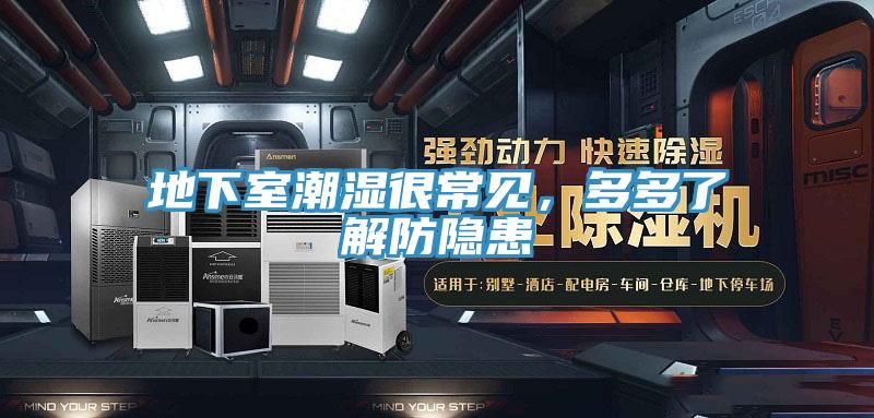 地下室潮濕很常見，多多了解防隱患