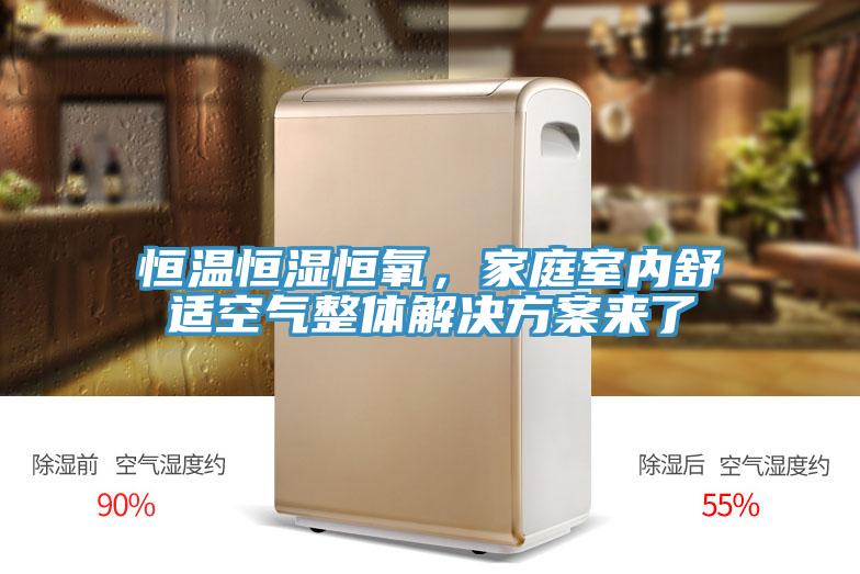 恒溫恒濕恒氧，家庭室內(nèi)舒適空氣整體解決方案來了