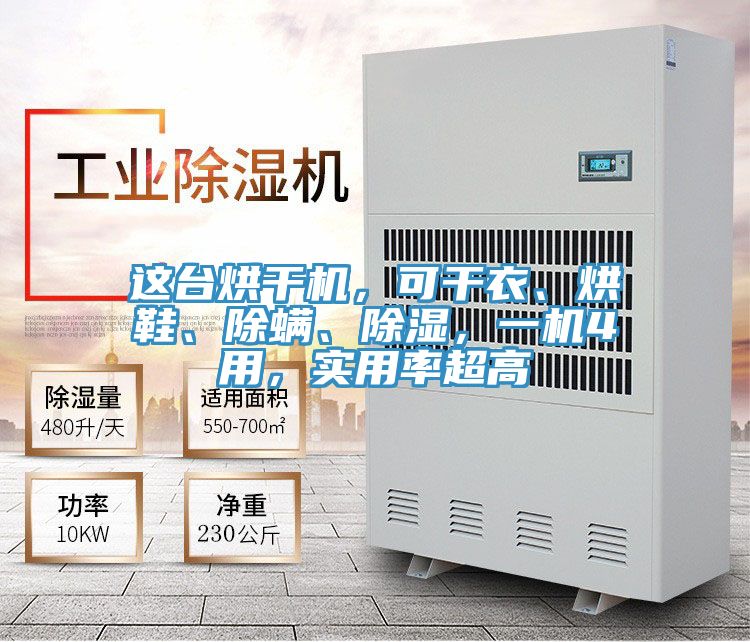這臺烘干機，可干衣、烘鞋、除螨、除濕，一機4用，實用率超高