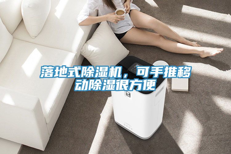 落地式除濕機,可手推移動除濕很方便