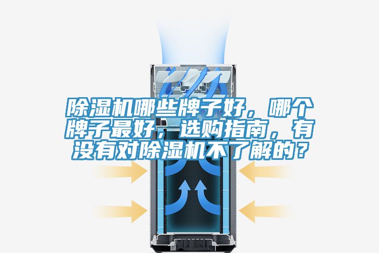 除濕機哪些牌子好，哪個牌子最好，選購指南，有沒有對除濕機不了解的？